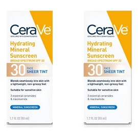 Cerave Protector Solar Tintado Spf 50ml Botellas