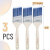 Bates- Paint Brushes, 2.5-Inch, 3 Pack, Treated Wood Handle, Angle
