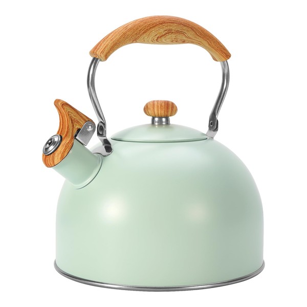 Foedo Tea Kettle Stovetop, 2.6 Quart cute teapot,loud whistle kettle,