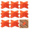 8 Pcs Deck Spacers, 4 Thicknesses Deck Board Spacers (1/16",