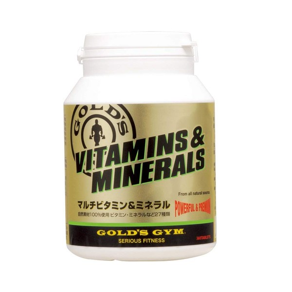 Gold's Gym Multivitamin & Mineral, 360 Tablets