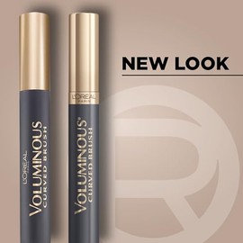 L'Oreal Paris Makeup Voluminous Original Curved Brush Mascara, Black, 0.28 Fl Oz