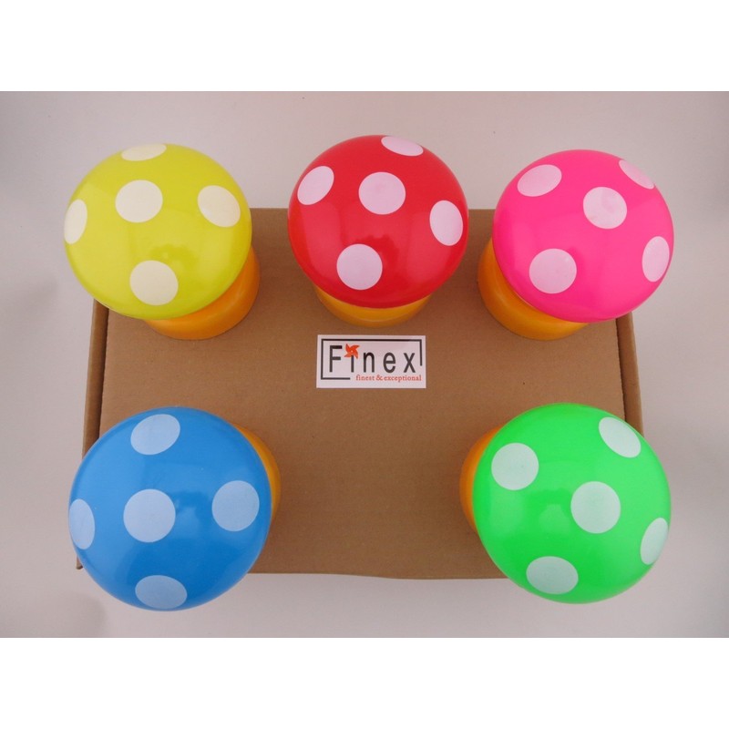 5x LED Mini Mushroom Night Light Lamp (Small set of