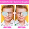 HotoPink 10 Pcs Eye Patches for Kids Glasses, Reusable Cartoon