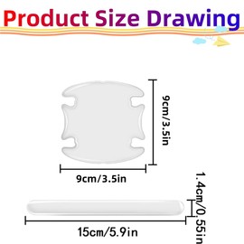 8 PCS Transparent Car Door Handle Protective Film,Ywbfove Transparent Waterproof PVC Cup Protector, Anti-Scratch Handle Protective Film, Suitable for Most Car Door Handles