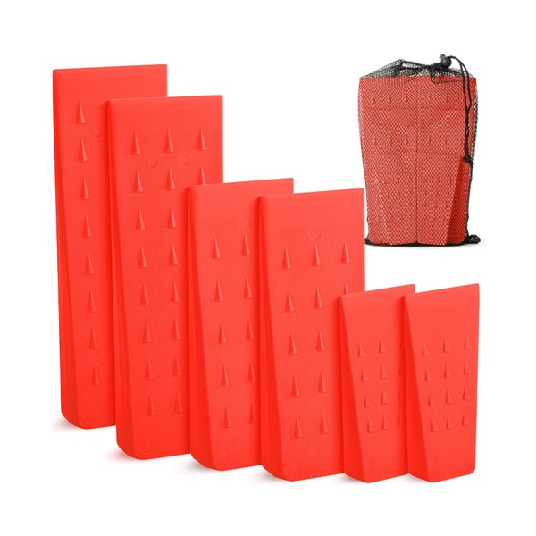 UNCO- Tree Felling Wedges with Spikes, 6 pcs, 5.5", 8"