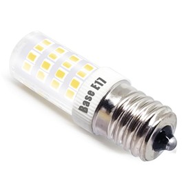 wossluck for Frigidaire Light Bulb Replacement KEI D28X KEL 2816X E17 Base LED Freezer/Fridge Appliance Lamp, Compact ac100-265v 3w Refrigerator Bulb 5304522314 Bulb White Light (1 Pack)