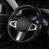 Carbon Fiber Steering Wheel Cover, Snap on Car Steering Wheel