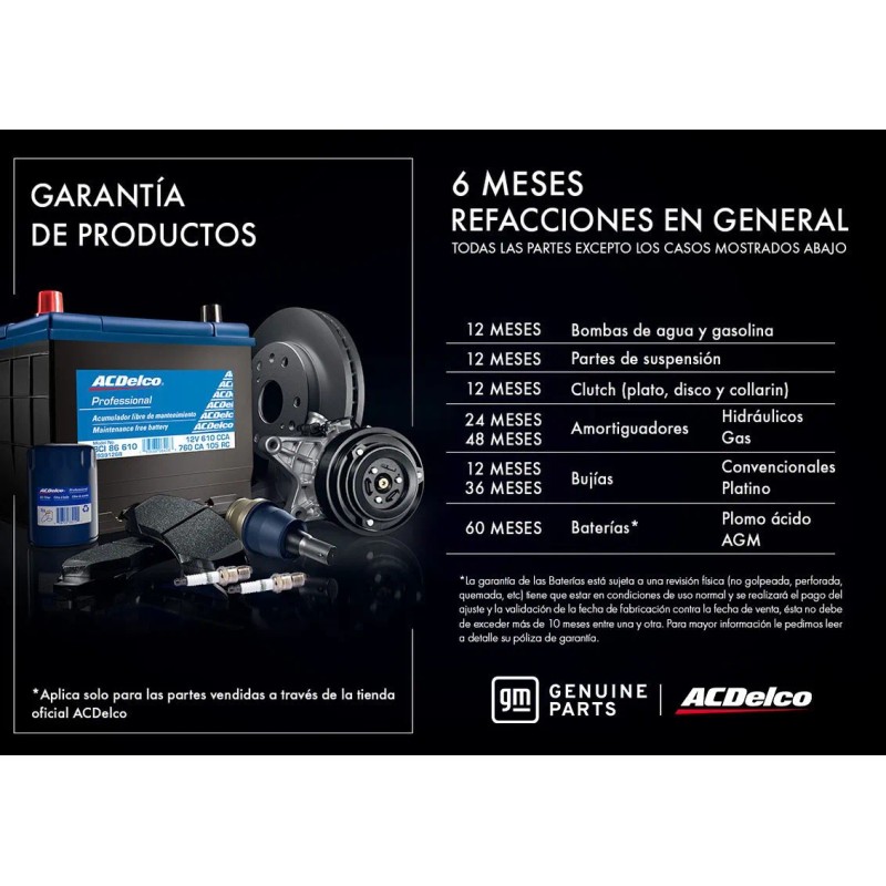 Filtro Aceite Beat 1.2 2018 - 2021 Acdelco