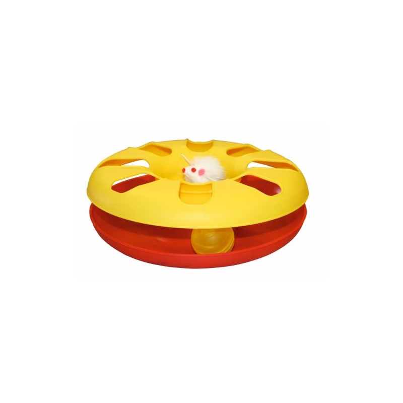 Kerbl Cat Toy Kitty Roundabout, 24 cm, Assorted Colours