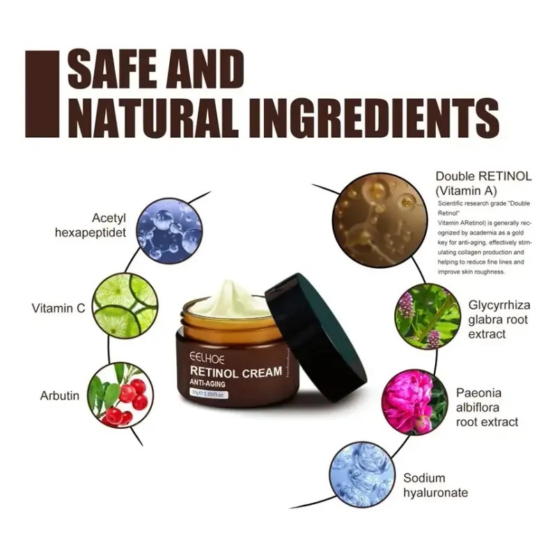 Ee Crema Retinol Anti Aging Anti Edad Reafirmante, Dia Noche