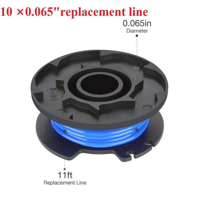 AC14RL3A String Trimmer Replacement Spool Line with 522994001 Cap for