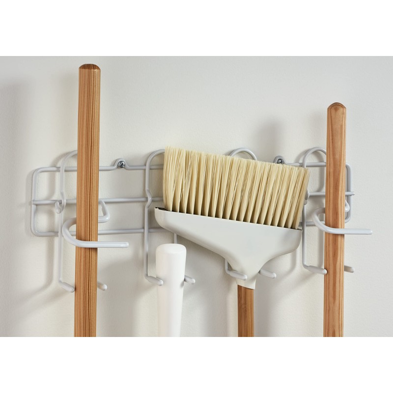 ClosetMaid 3462 Broom & Mop Holder for Wall or Door