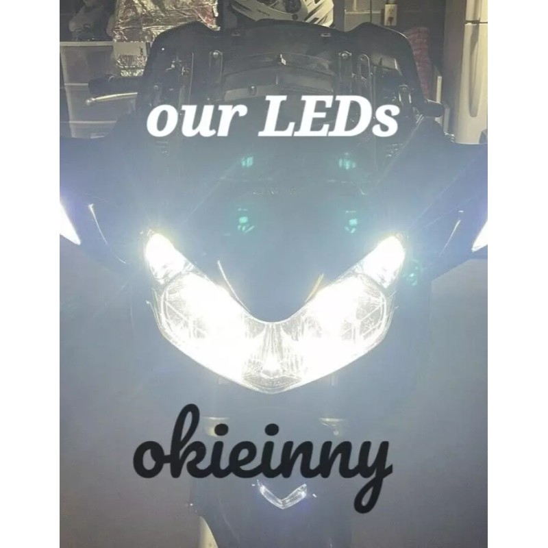 MHK Lighting Products Ultra Bright LED Headlight Bulbs Pair for