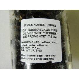 Barral Black Cured Olives with Provencal Herbs 200 g