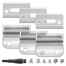 3 Pack Professional Replacement Clipper Blades,Precision 2 Holes Adjustable Hair Clipper Parts Blade for 5-Star Senior, Magic Clip, Reflections Senior