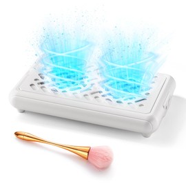 Nail Dust Collector, Dual Fan 4000RPM Nail Vacuum for Home Manicure