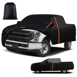 Waterproof Truck Cover Custom Fit for Ford F-250/F-350 Regular cab 8' 2018-2022,SuperCab 6 3/4 1999-2016,All Weather Pickup Truck Cover,Windproof Cover, Snow Rain Dust Cover,Sun UV Protect(XL)