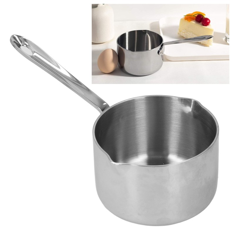 Stainless Steel Hot Milk Pot Chocolate Boiled Sugar Cheese Butter