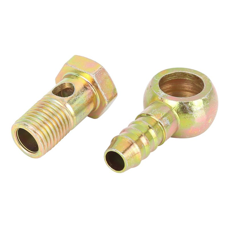 X AUTOHAUX 2 Sets 14mm Banjo Internal Diameter Banjo Bolt