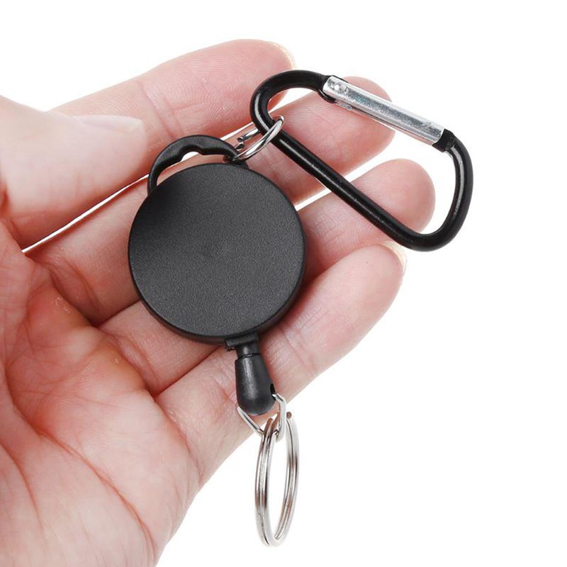 Roontin Retractable Badge Reels - Heavy Duty Extendable Key Chain