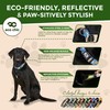 Eco Chic Recycled Reflective Dog Collar Soft Adjustable Pet Collar