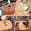 Ouligay 3Pcs 5ml Teaspoon Measuring Spoons Stainless Steel Teaspoon Measure