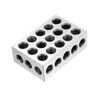 QWORK 2 Pieces Parallel Blocks Metric 1-2-3 Blocks, 23 Holes