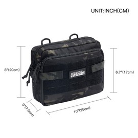 EXCELLENT ELITE SPANKER Tactical EDC Admin Bag EMT Utility Bag Tactical Nylon Belt Bags Tactical Nylon Medical Bag with Strap (MCB)