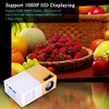 Portable Projector, Mini 1500lm 1080P HD LED Home Theater Multimedia