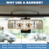 OUSHENG Car Dog Barrier for SUV, Adjustable Pet Divider Gate