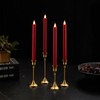 CozierGlow Wax Flameless Taper Candles Flickering with Remote and Timer,