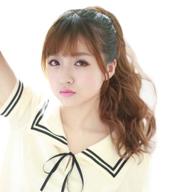 Bright Lele Ponytail Wig, Wavy One-Touch Long Hair Extension -