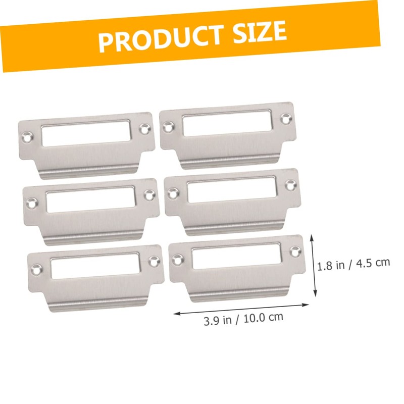 OSALADI Strike Plate 6pcs Door Hole Filler Cover Plate Door