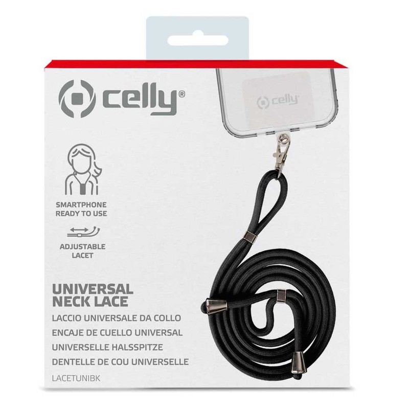 CELLY Lanyard Holder Cover Black