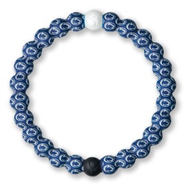 Lokai Collegiate Silicone Beaded Bracelet for Women & Men, Penn State University - Medium, 6.5 Inch Circumference - Silicone Jewelry Fashion Bracelet Slides-On for Comfortable Fit