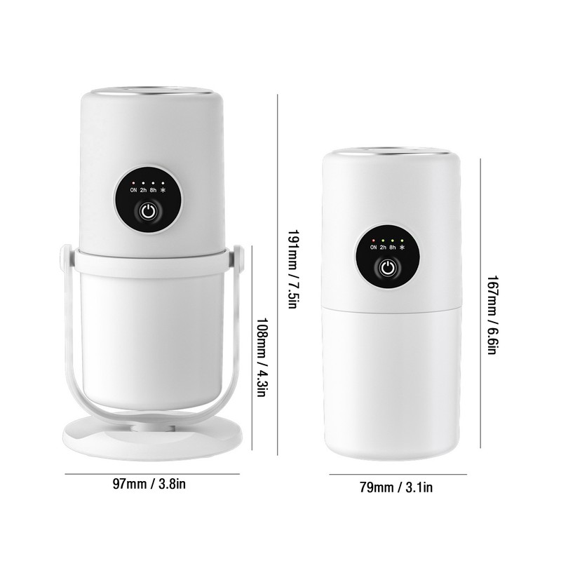 USB Desktop Humidifier Rechargeable Quiet Two Mist Mode 300ML Cool