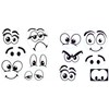 Plage 152003 Sticker XXS - Comic eyes, 2 Sheets, 11