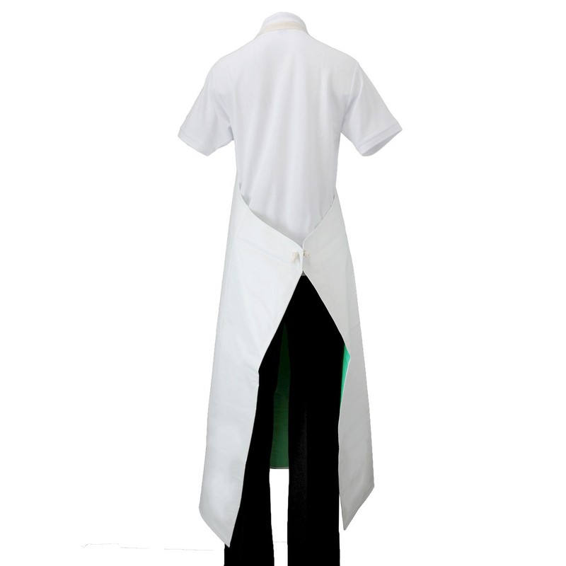Fuji Vinyl Apron, Apron, Waterproof, Long, Bib, Commercial Use, White,