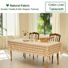 Midsummer Breeze Table Cloth Square Table-Rustic Gingham Tablecloth Buffalo Plaid