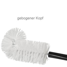 Kerafactum Bottle Brush Long Washing Up Brush Cleans Drinking Bottles Baby Bottles Universal Rinse Brush Bottles Jugs Teapot Coffee Pot Bottle Brush 34 cm Curved Head Better Floor Cleaning
