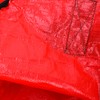 Christmas Wreath Storage Bag PE Woven Fabric Dustproof Round Red
