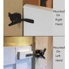 Garden Gate Latch for Wooden Gates Gravity Locking Automatic Self