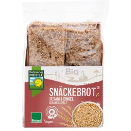 Bohlsener Mühle Organic Snack Bread Sesame & Spelt (2 x 200 g)