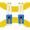 Fibergaga 5m(16ft) OS2 LC to LC Fiber Patch Cable Duplex