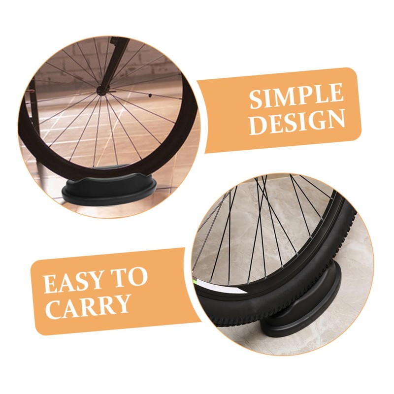 WOONEKY Bike Front Rack Cycling Bike Trainer Front Wheel Block