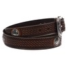 ARIAT Men's Basket Stamp Circle Concho Belt, Tan, 40