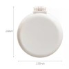 Folding Hair Brush with Mirror for Purse/Pocket,Round Mini Compact Massage