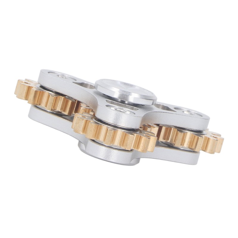 4 Gears Fidget Bearing Toy Stress Reducer Anxiety Game Brass