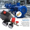 Air Compressor Pressure Valve Switch, 2-G1/4 Connector 0.05-1.2Mpa Air Compressor